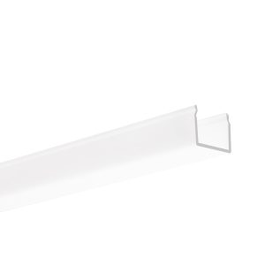Eckige LED-Abdeckung milchig KLUS G-22S
