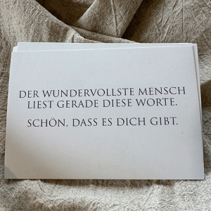 Karte – Wundervoll
