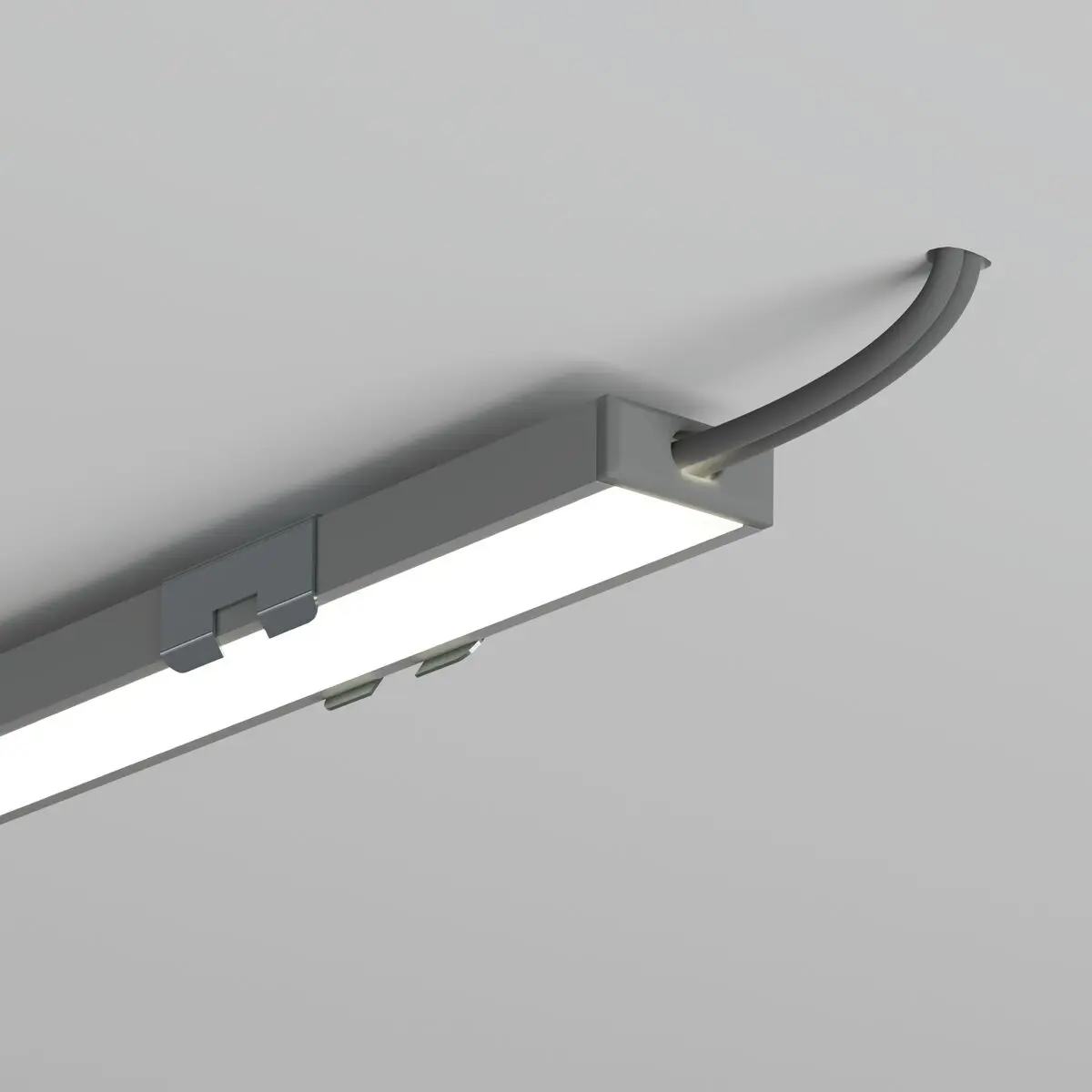 Endkappe mit Loch MICRO-PLUS-OTW, grau – Bild 3