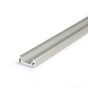 LED Profil TYP A silber, LED U-Profil / Unterbauleiste / Aluleiste für max. 10mm breite LED Streifen