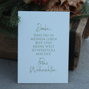 Karte – Weihnachten